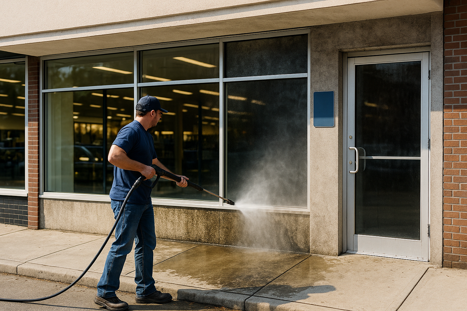 How Storefront Pressure Washing Supports Businesses in Ponte Vedra