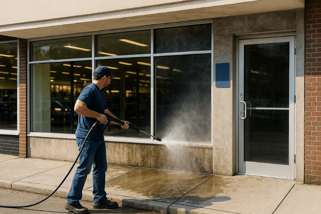 How Storefront Pressure Washing Support Businesses in Ponte Vedra