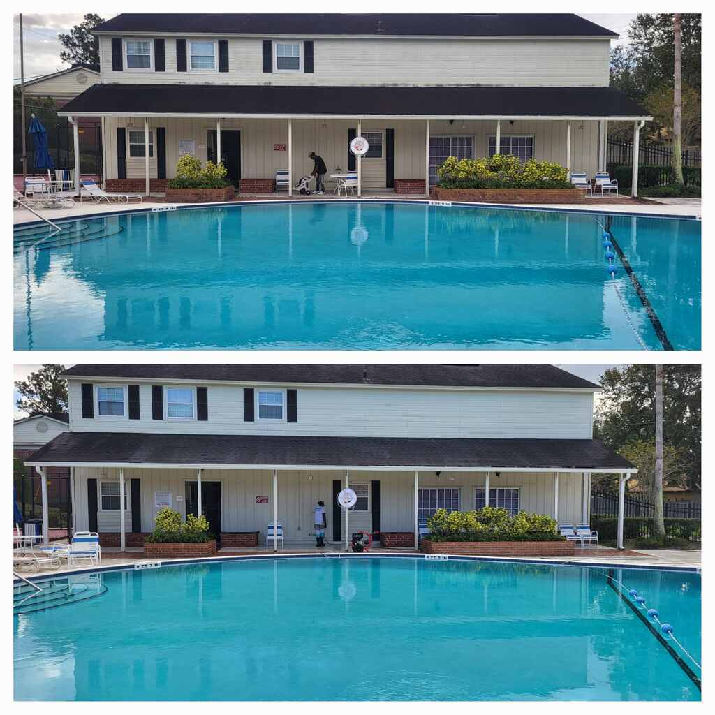 Condominium Pool Deck Cleaning