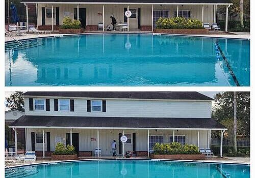 Condominium Pool Deck Cleaning